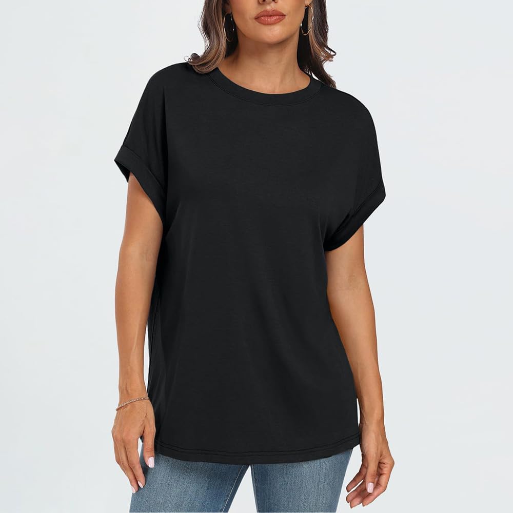 Womens Summer Tops Spring Fashion Oversized Business Casual Dressy T Shirts Workout Clothes Trendy Outfits 2025