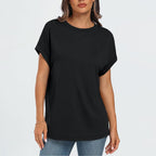 Womens Summer Tops Spring Fashion Oversized Business Casual Dressy T Shirts Workout Clothes Trendy Outfits 2025