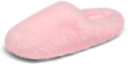 S Women's Plush Fuzzy Slip on Indoor Outdoor Winter House Slippers