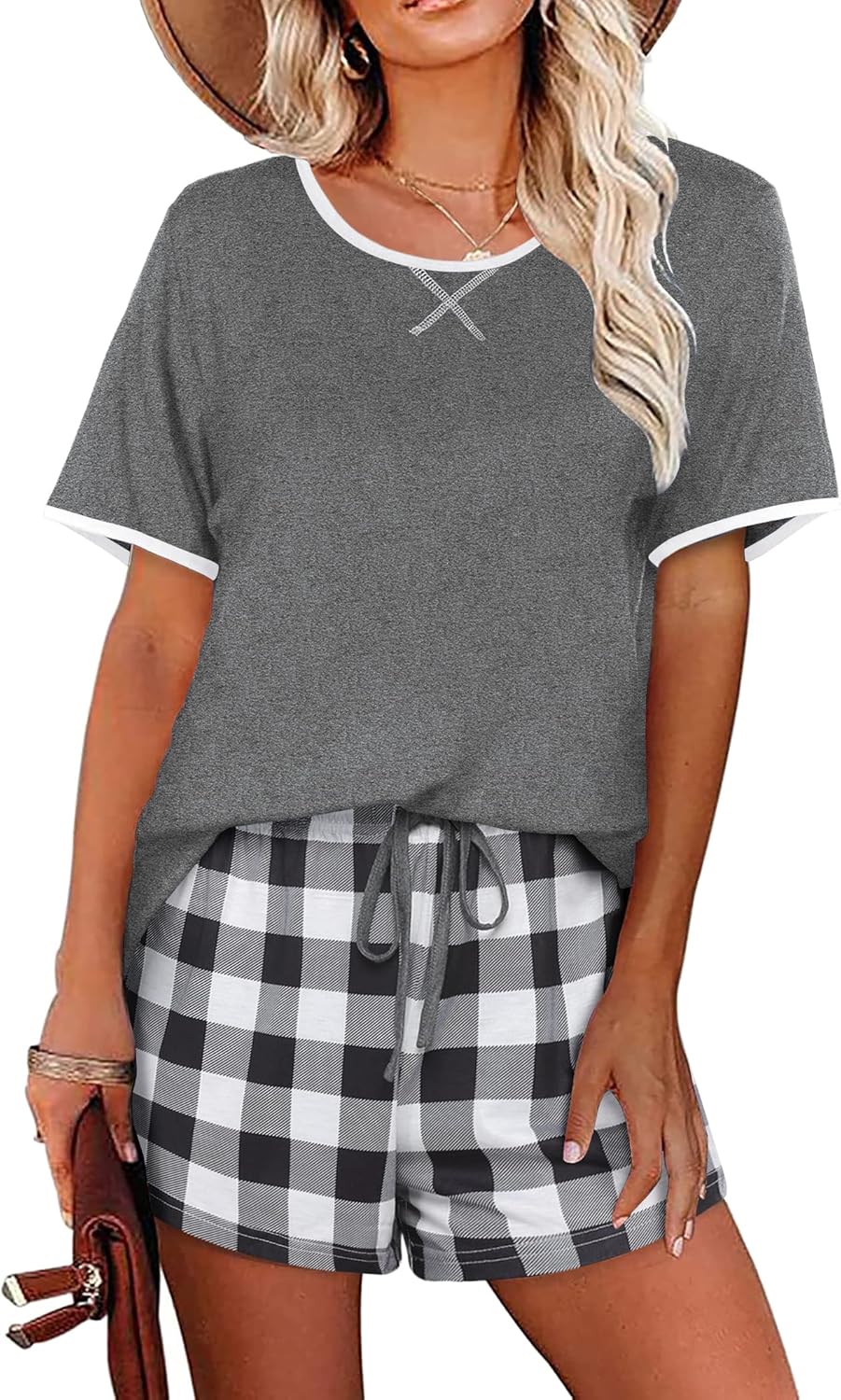 Women Pajama Set Casual Short Set